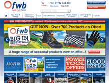 Tablet Screenshot of fwb.co.uk